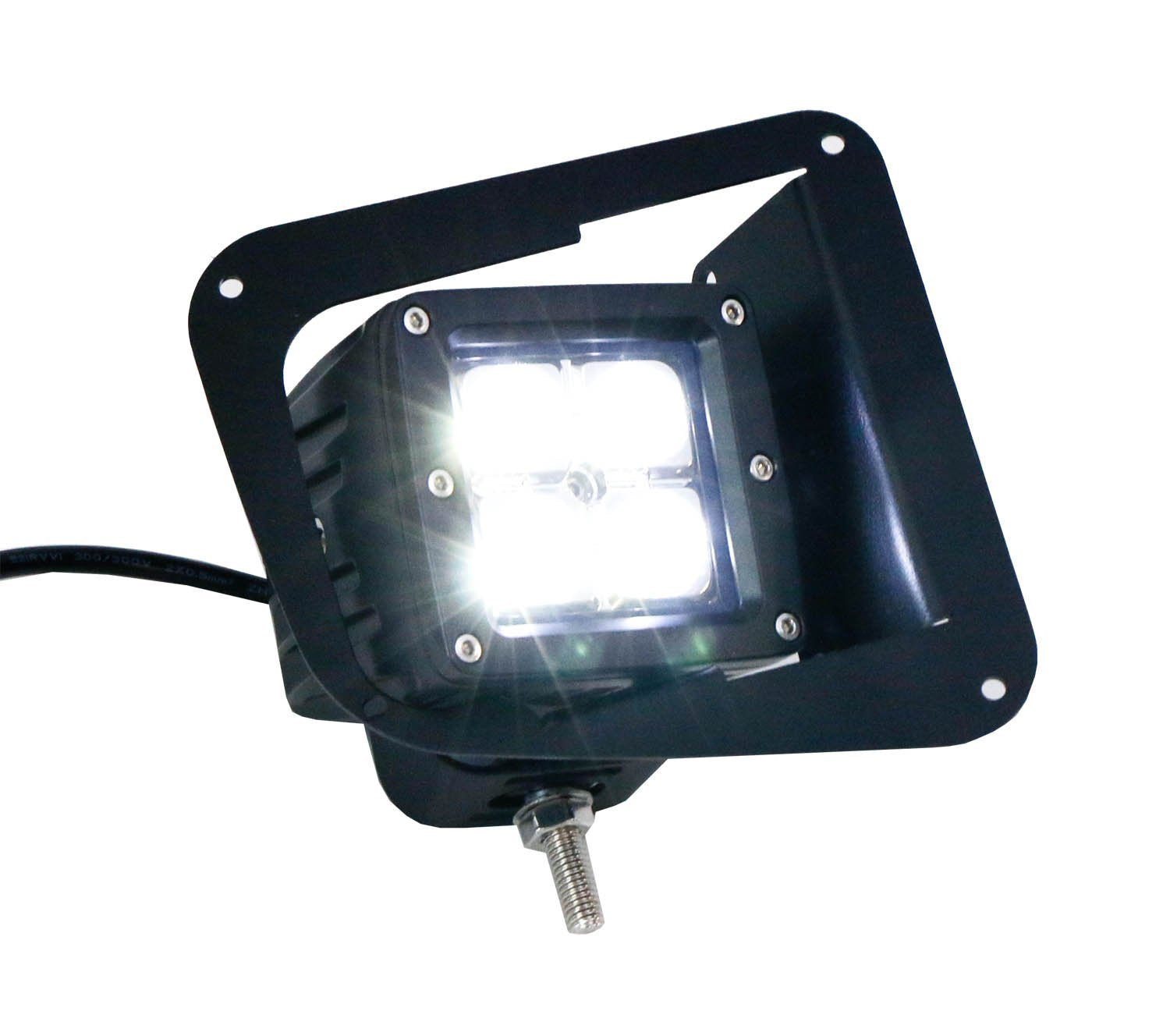40W CREE LED Pods with Foglight Mounting Brackets for 2014+ Toyota Tundra - Off-Road Lighting, Fog Lights Replacement, Truck Accessories for Night Driving & Adventure
