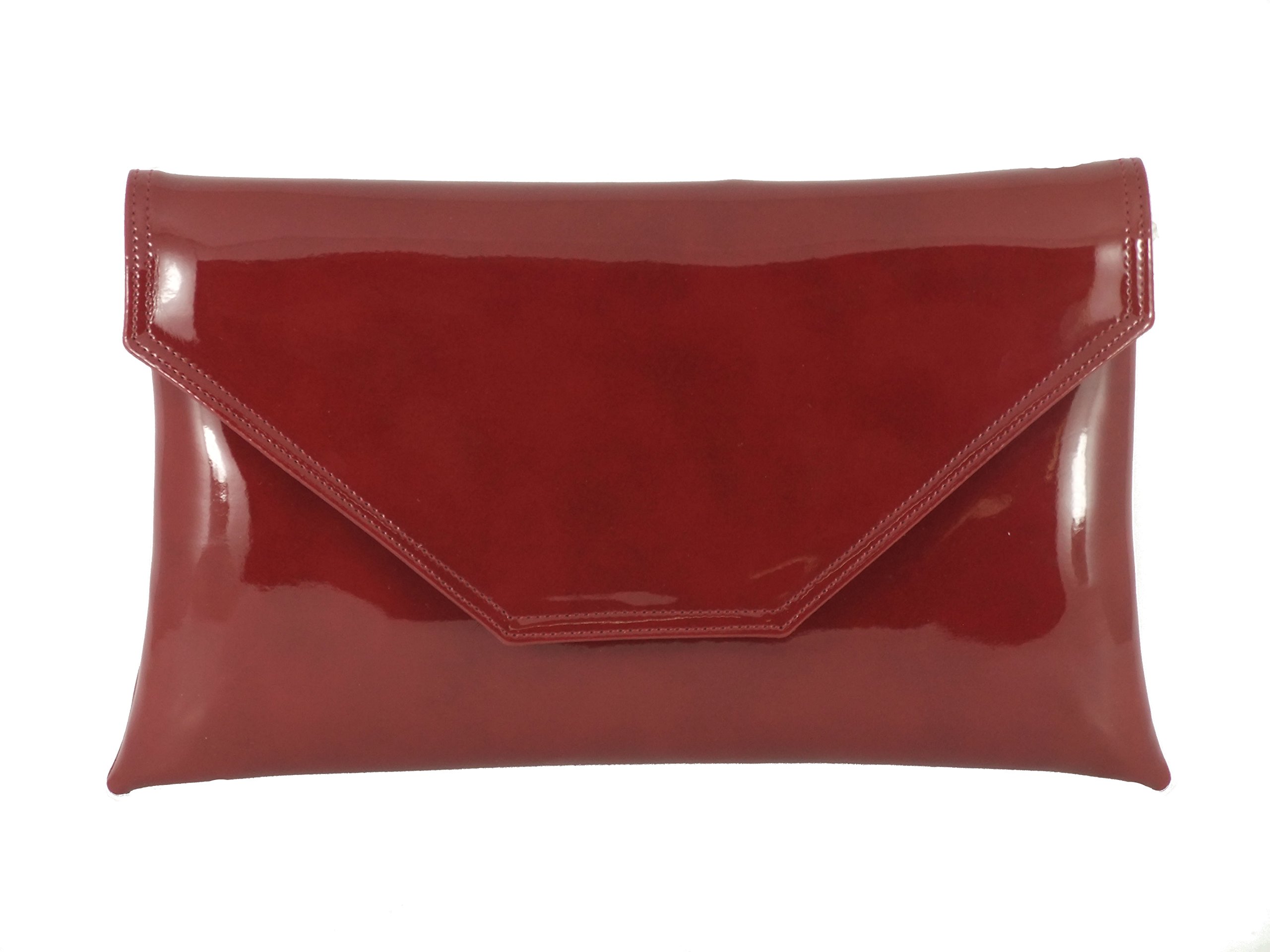 Stylish Women's Large Envelope Patent Leather Clutch Shoulder Bag for Wedding Party Prom Evening Events - Elegant Handbag for Formal Occasions Dinner Dates & Special Celebrations