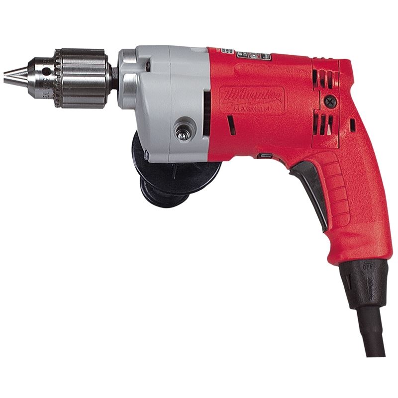 0234 6 1/2 Inch 5.5A Magnum Drill - 950 RPM Heavy Duty Power Tool for Woodworking, Metal Drilling & DIY Home Projects
