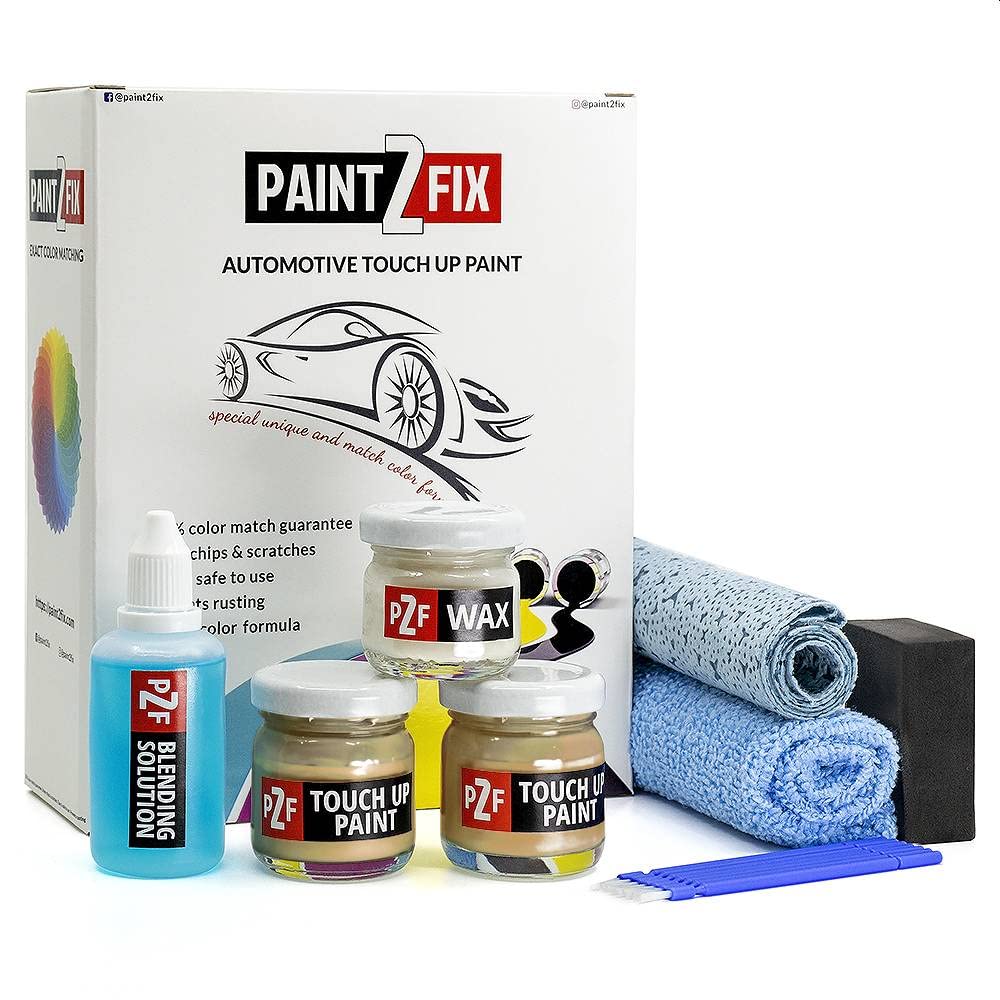 Volvo Touch Up Paint Kit - Ivory White 112 (Elfenbein) | Scratch & Chip Repair for Cars | Easy DIY Fix for Bumper, Door Dings & Minor Damage | Bronze Pack