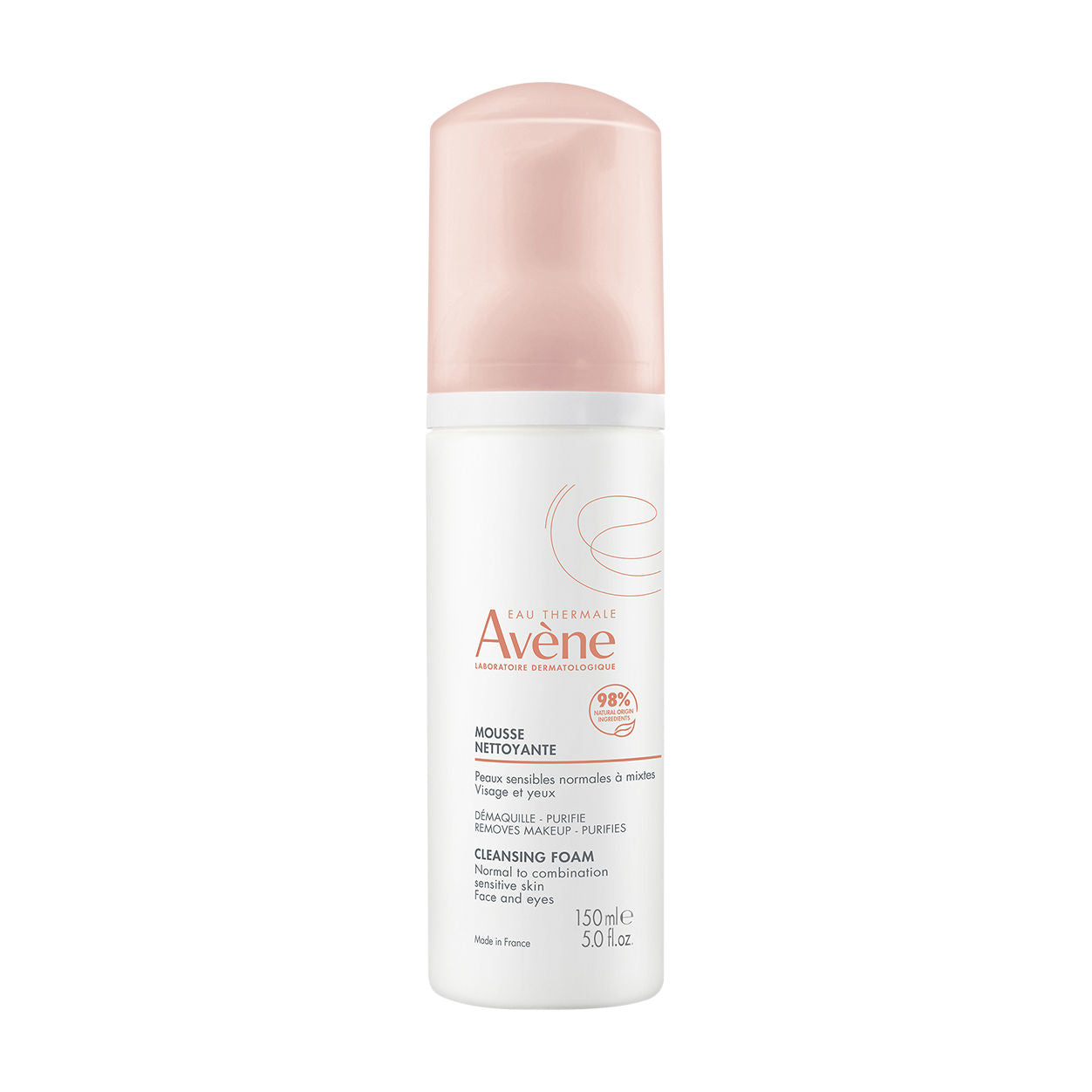 Avene Gentle Cleansing Foam for Sensitive Skin - Hydrating & Soothing Face Wash for Daily Skincare Routine | Perfect for Morning & Night Use