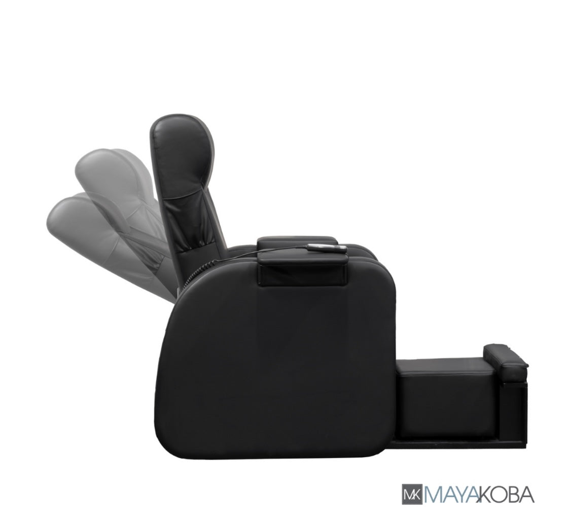 PediPlush Lounge Non-Plumbing Pedicure Chair - Portable Foot Spa Chair for Home & Salon Use - Perfect for Relaxation, Manicures, Pedicures, and Nail Care