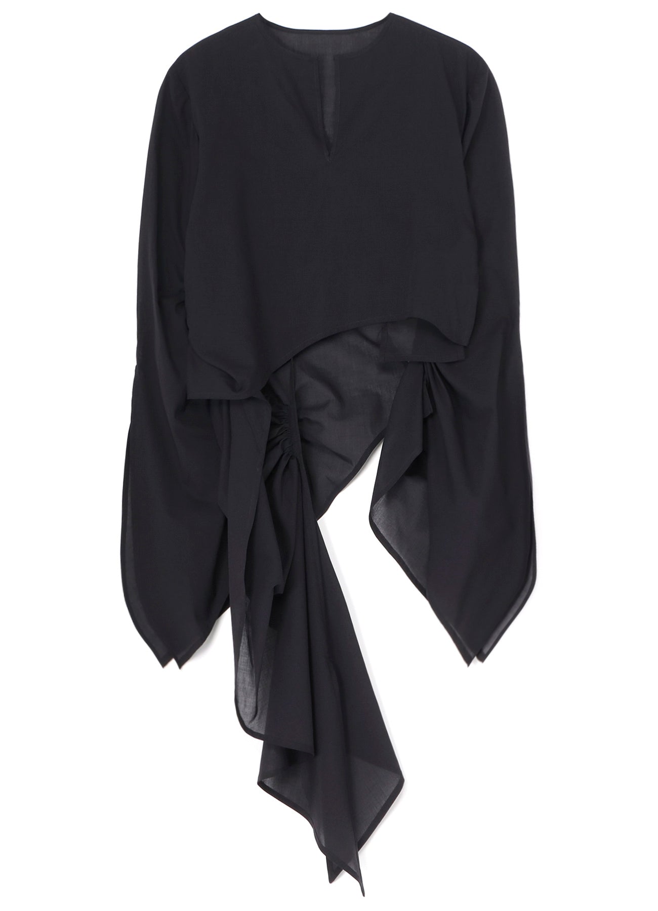 Elegant Cotton Lawn ASM Swallowtail Gather Detail Blouse - Perfect for Office Wear, Casual Outings & Special Occasions