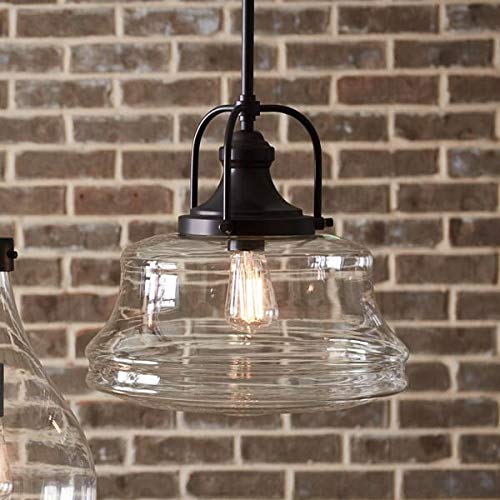 Savoy House 7-5012-1-13 Modern Single Light Pendant Fixture - Elegant Dining Room Lighting for Kitchen Island, Foyer & Bedroom Decor