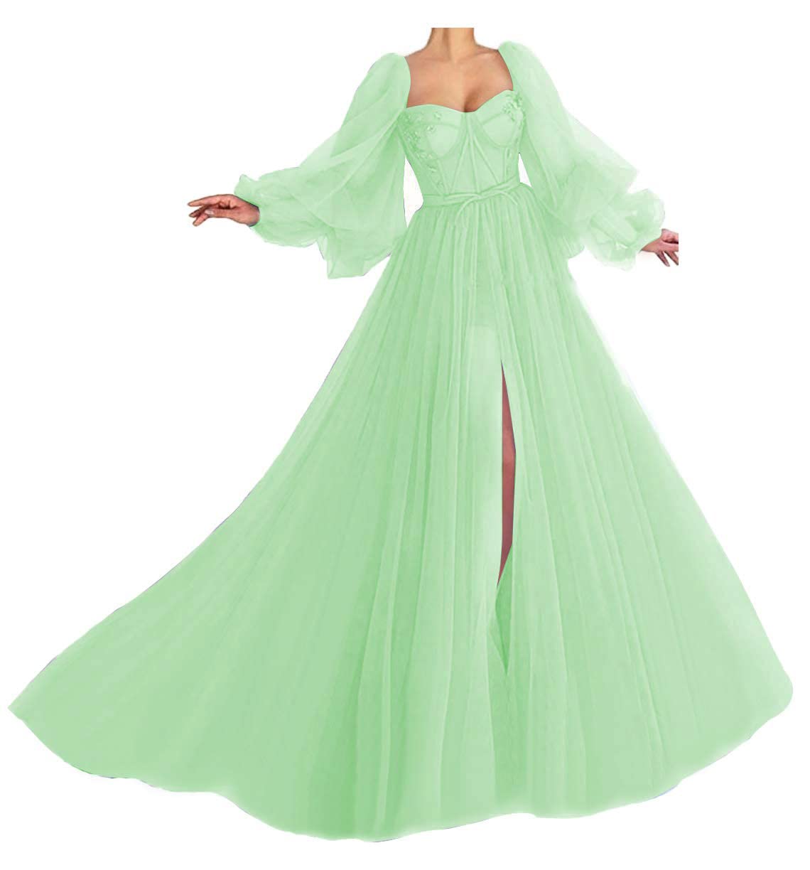Elegant Sweetheart Neckline Tulle Ball Gown - Women's Formal Prom Dress & Evening Party Gown | Perfect for Homecoming, Quinceañera, Wedding Guest & Black Tie Events