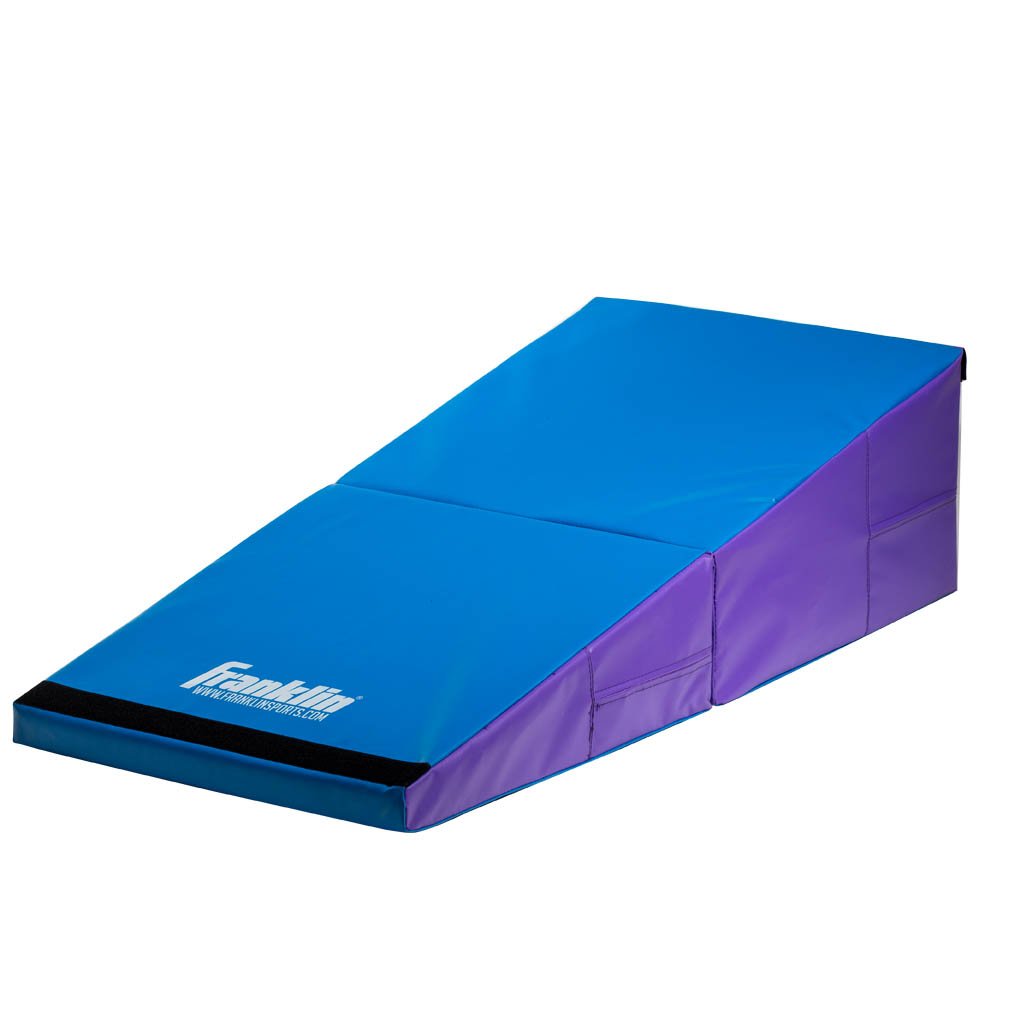 Franklin Sports Folding Gymnastics Cheese Mat - Professional Grade Gym Equipment for Tumbling, Bar & Beam Training - Exercise Mat for Home & Institutional Use - Perfect for Gymnastics, Yoga & Fitness Workouts