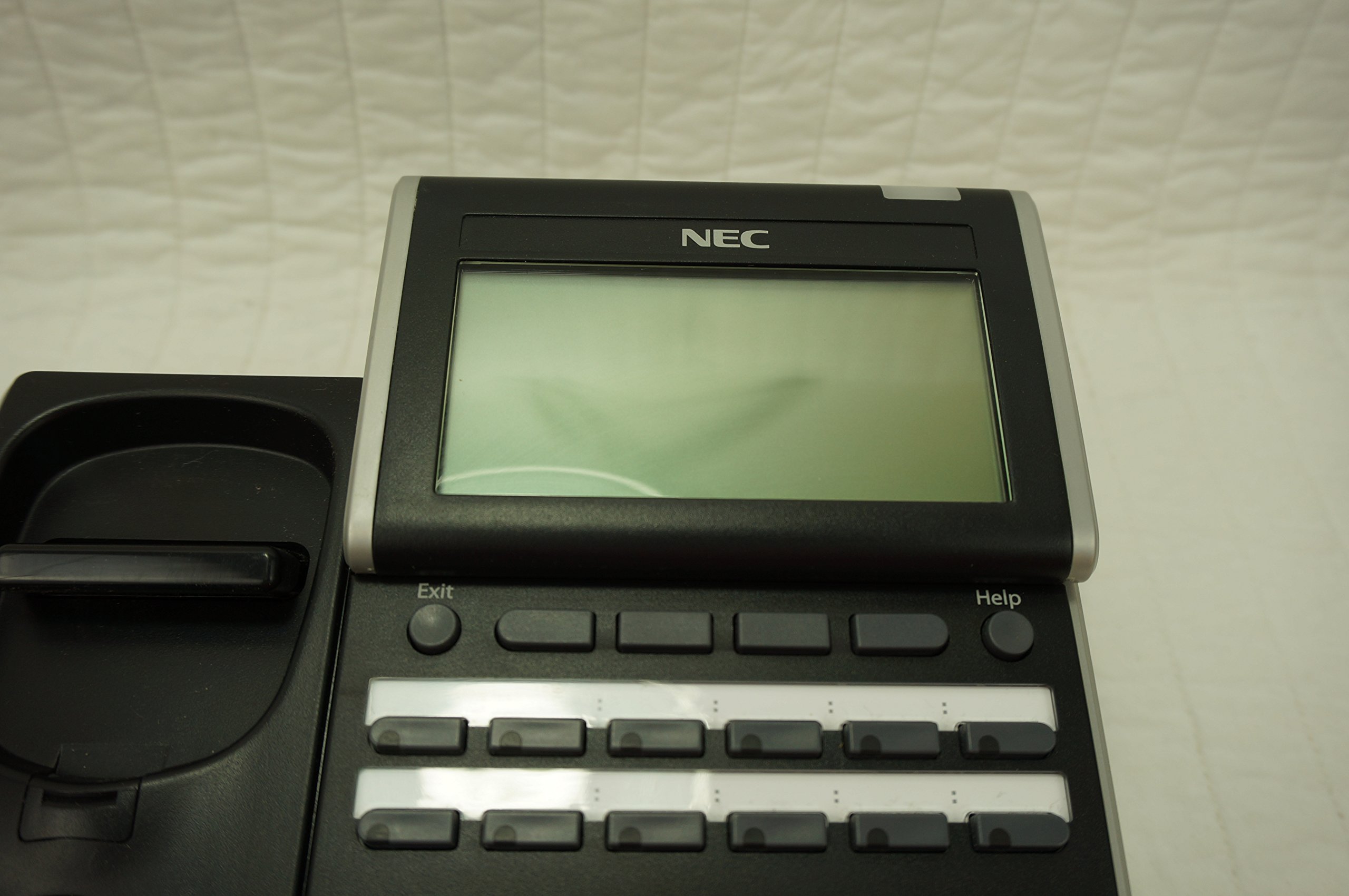 NEC DTL-12D-1 (BK) DT330 12-Button Digital Display Phone - Black Office Telephone for Business Communication | Ideal for Call Centers & Corporate Environments