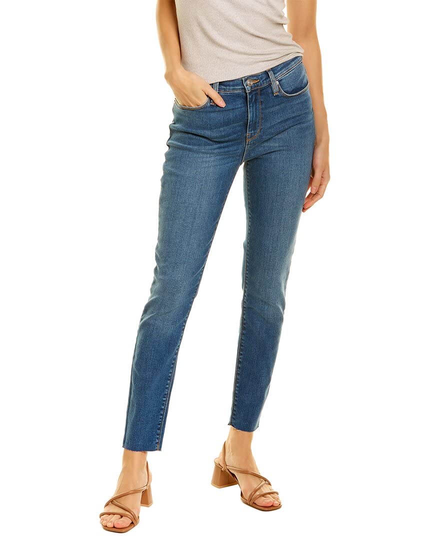 HUDSON Women's Nico Mid Rise Ankle Jeans - Stretch Denim Skinny Fit for Everyday Comfort | Perfect for Casual Outfits & Office Wear