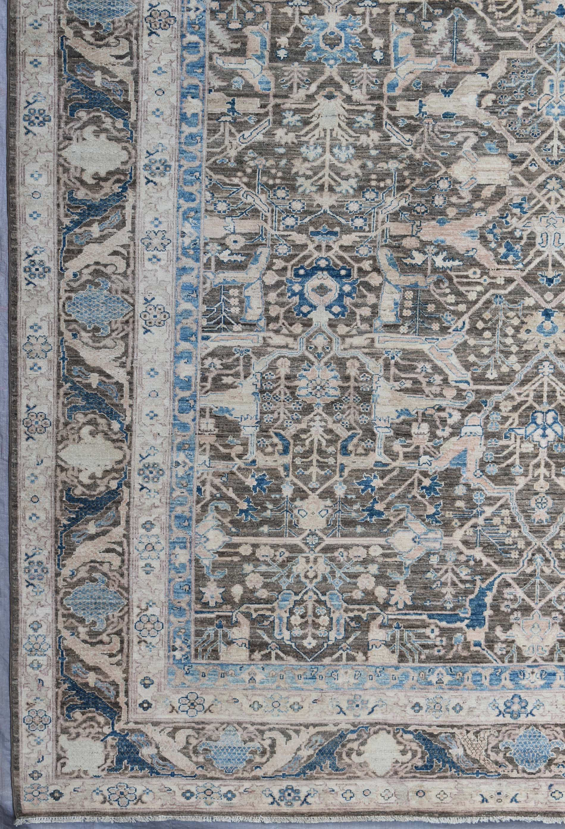 Handwoven Arabesque Bijar Traditional Rug J73879 - Perfect for Living Room, Bedroom & Home Decor
