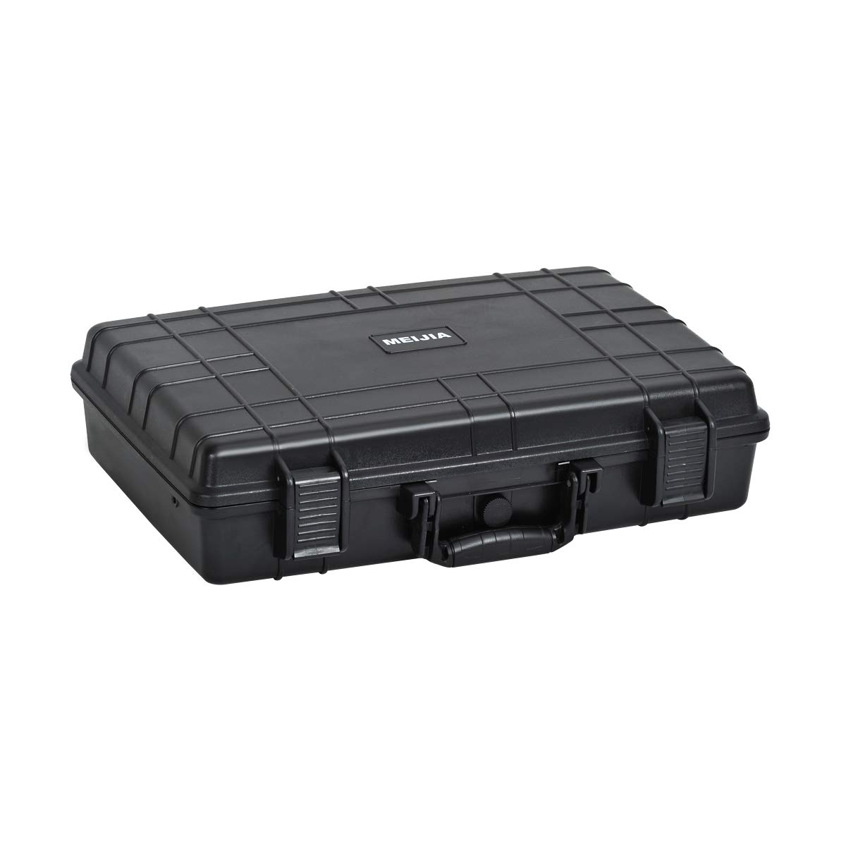 MEIJIA Portable Large Protective Hard Camera Case with Foam Insert - Elegant Black for Drones, Cameras & Equipment (19.78
