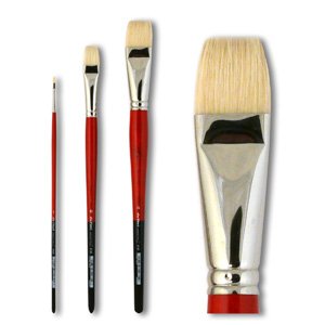 Premium da Vinci Maestro Series 2 Chungking Bristle Paint Brushes - Bright Size 5 - Professional Artist Brush for Oil, Acrylic & Watercolor Painting - Perfect for Canvas, Wood & Fine Art Projects