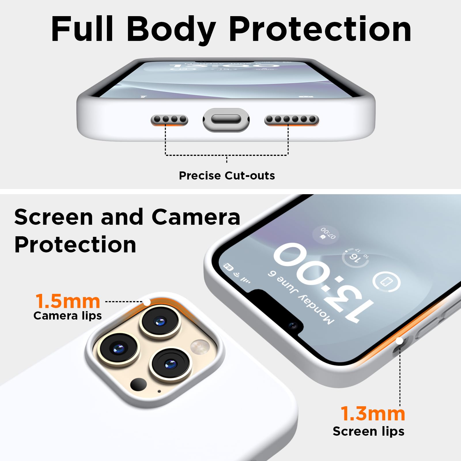 Premium Liquid Silicone Case for iPhone 13 Pro Max 6.7