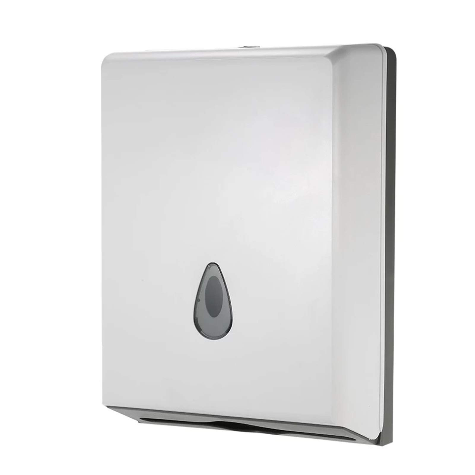 LICHUAN Wall-Mounted Toilet Paper Holder - No Drill Paper Towel Dispenser for Bathroom, Kitchen, Living Room & Bedroom | Space-Saving Storage Solution | White