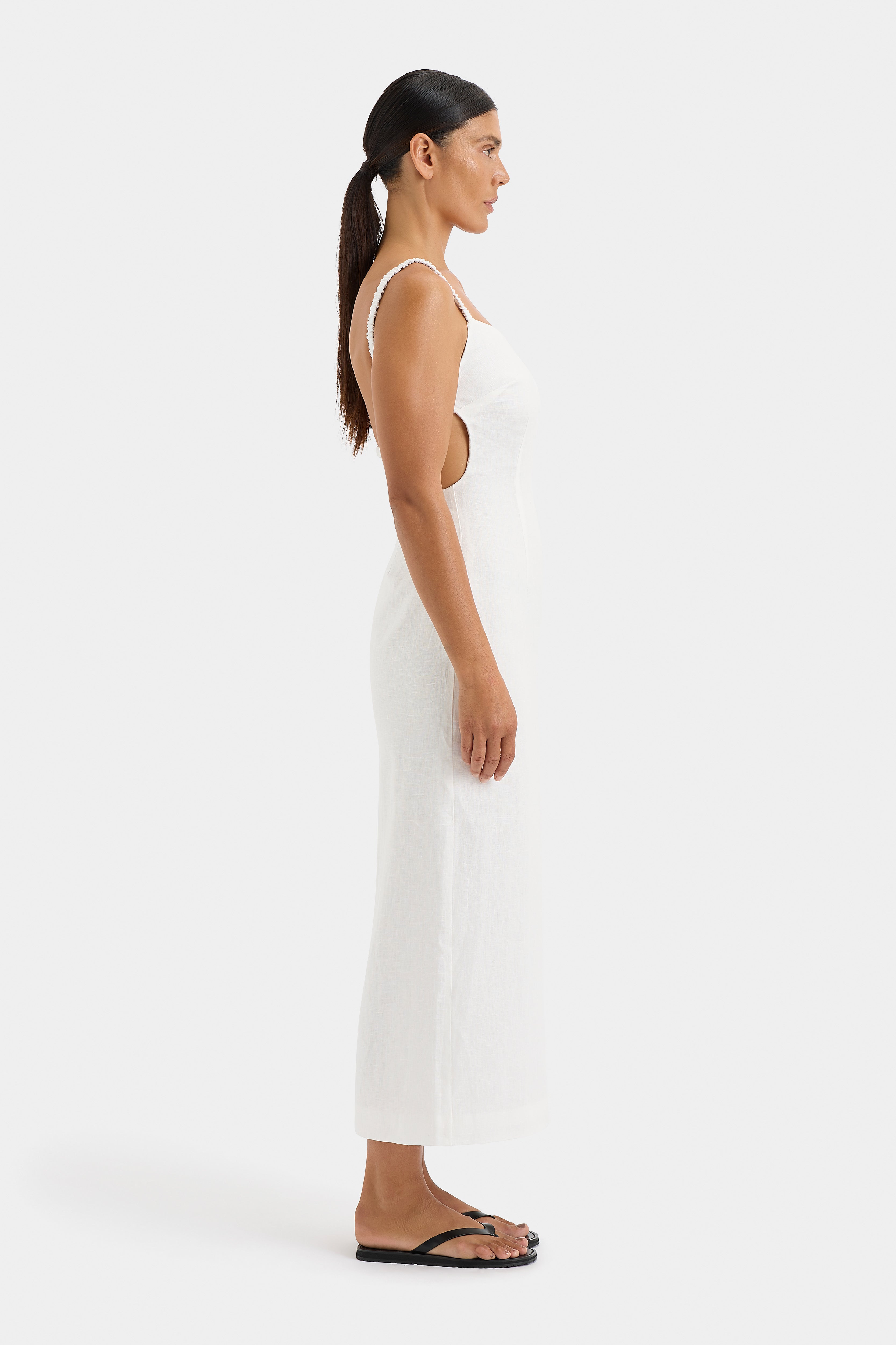 Primrose Ruched Midi Dress for Women - Flattering Bodycon Party & Cocktail Dress - Perfect for Weddings, Date Nights & Special Occasions