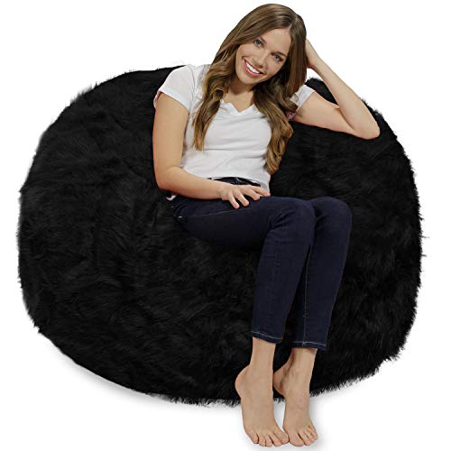 Plush Faux Fur - Black