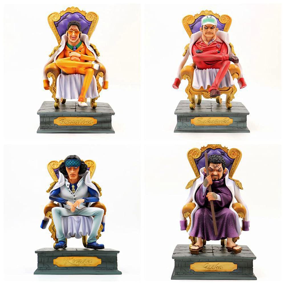 ONE Piece Navy Generals 20cm PVC Statue - Anime Collectible Figure Model for ACGN Fans | Perfect for Home Decor, Office Display, and Gift Giving