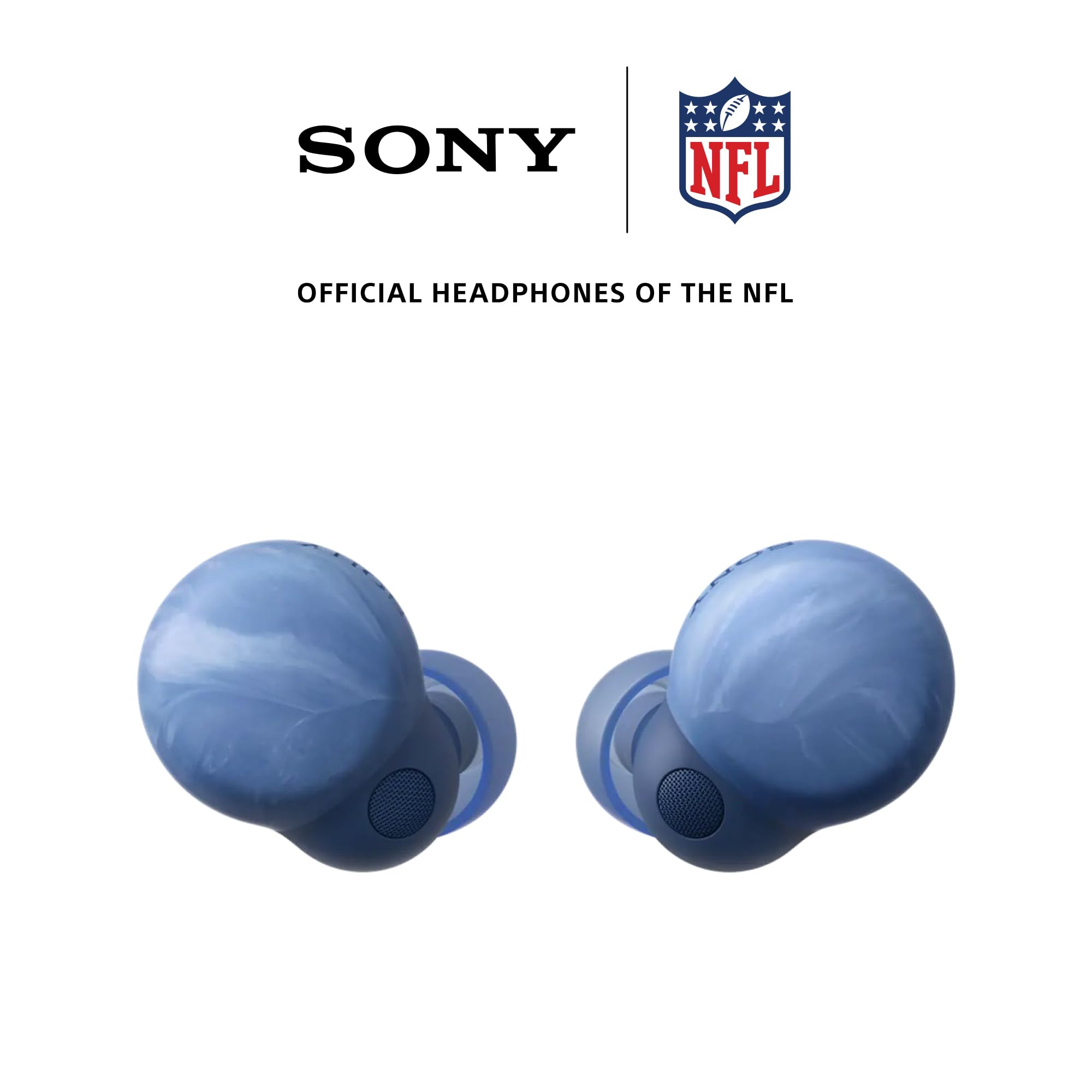 Sony LinkBuds S Truly Wireless Noise Canceling Earbuds with Alexa Built-in, Bluetooth 5.2 Headphones for iPhone & Android - Earth Blue | Perfect for Commuting, Workouts & Travel
