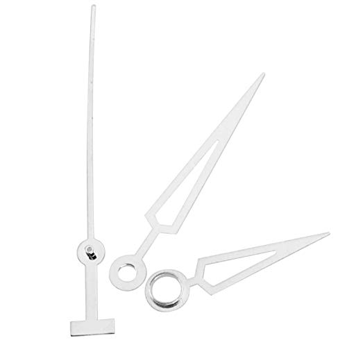 ETA 2824 Watch Hands Set - Silver Minute, Second & Hour Hands Replacement for Men's Watches | Compatible with Repair Tools & Kits (Model T97) | Perfect for Watch Repair, DIY Maintenance & Movement Replacement