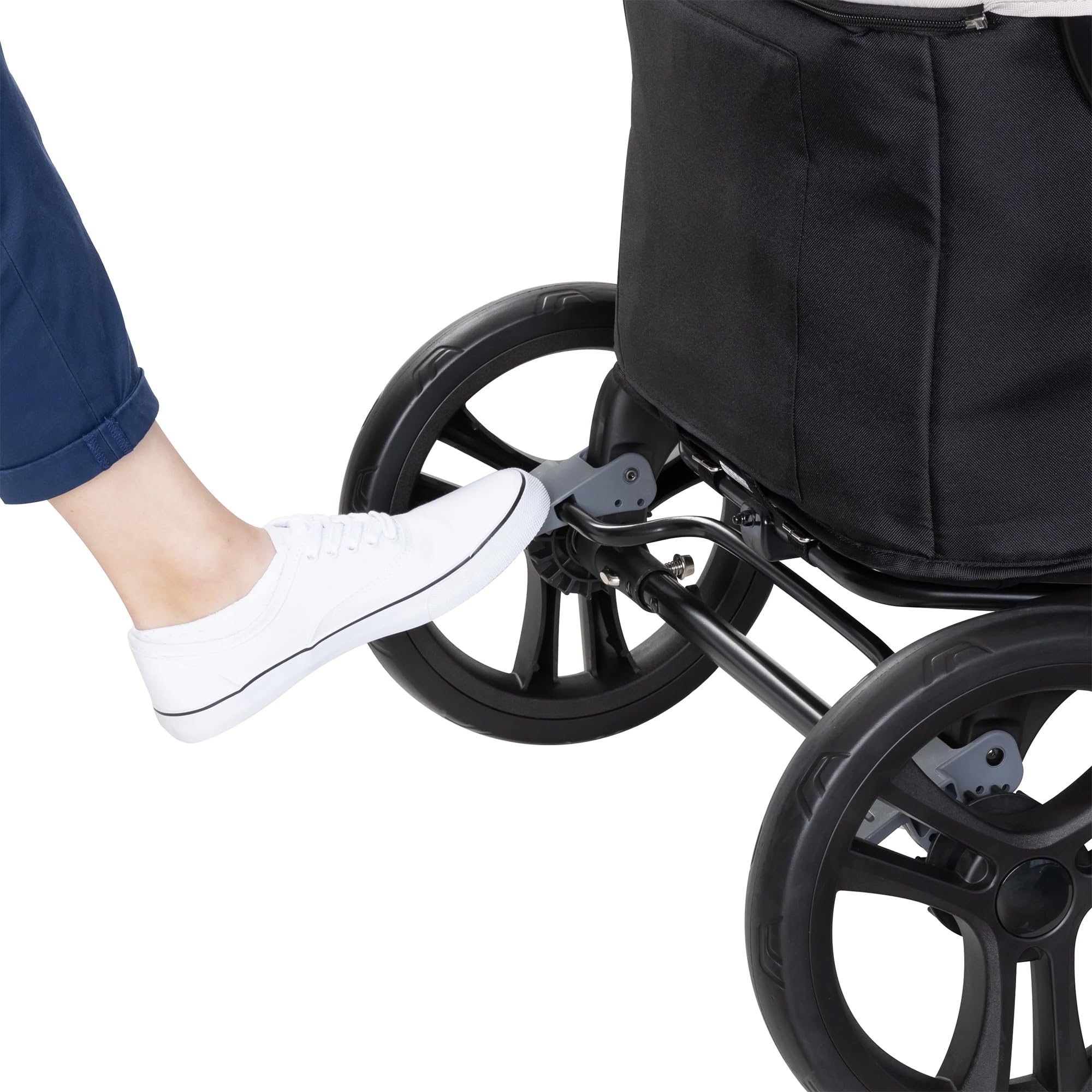 Baby Trend Expedition 2-in-1 Collapsible Stroller Wagon with Canopy & Storage | Foldable Wagon for Kids | Includes Storage Basket, 2 Trays & 6 Bottle Holders | Perfect for Park Outings, Beach Trips & Family Adventures (Modern Khaki)