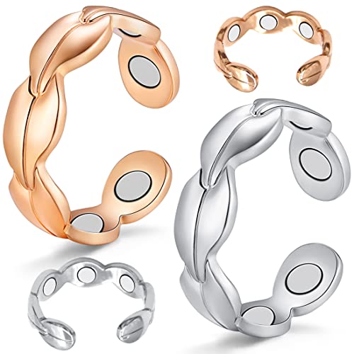 A-Fishtail Silver & Rose Gold