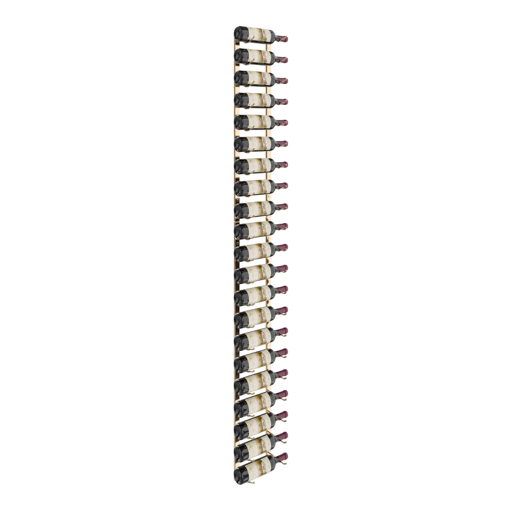 7 Foot Tall Wine Rack Kit - Holds 21 to 63 Bottles | Sturdy Metal Storage for Wine Cellars, Restaurants & Home Bars | Space-Saving Vertical Design for Compact Areas