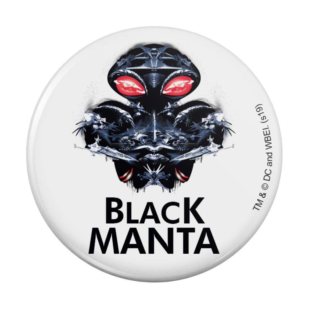 Aquaman Movie Black Manta Fridge Magnet - Superhero Refrigerator Decoration for Kitchen, Office & Dorm Room (DC Comics Collectible Gift)