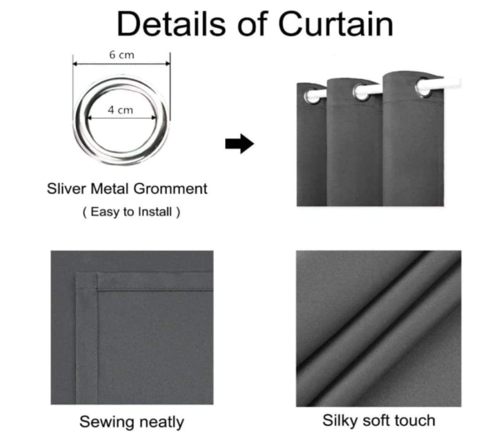 3D Building Stairs Blackout Curtains for Kids Bedroom - 2 Panels (55x96 Inches) Thermal Insulated Eyelet Window Curtains with Printing Pattern - Perfect for Boys & Girls Nursery, Home Decor & Light Blocking