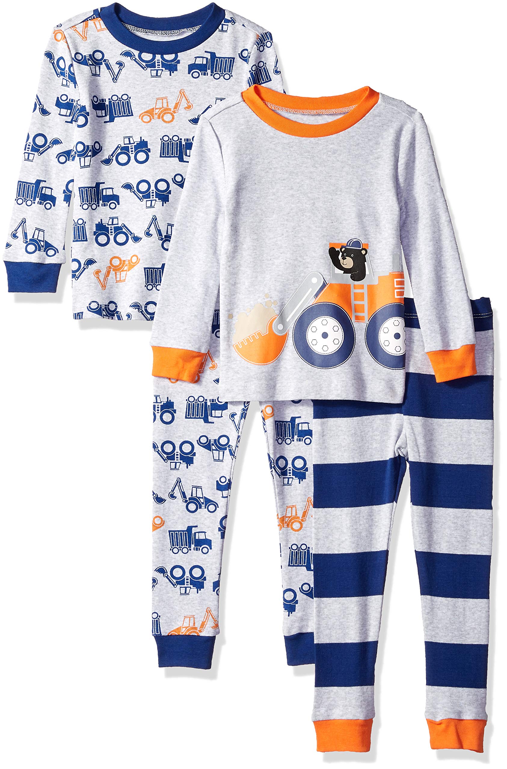 Little Me Boys' Toddler Sleep Set - Soft Cotton Pajama Set for Kids, 2-Piece Sleepwear with Comfortable Fit - Perfect for Bedtime, Lounging & Sleepovers
