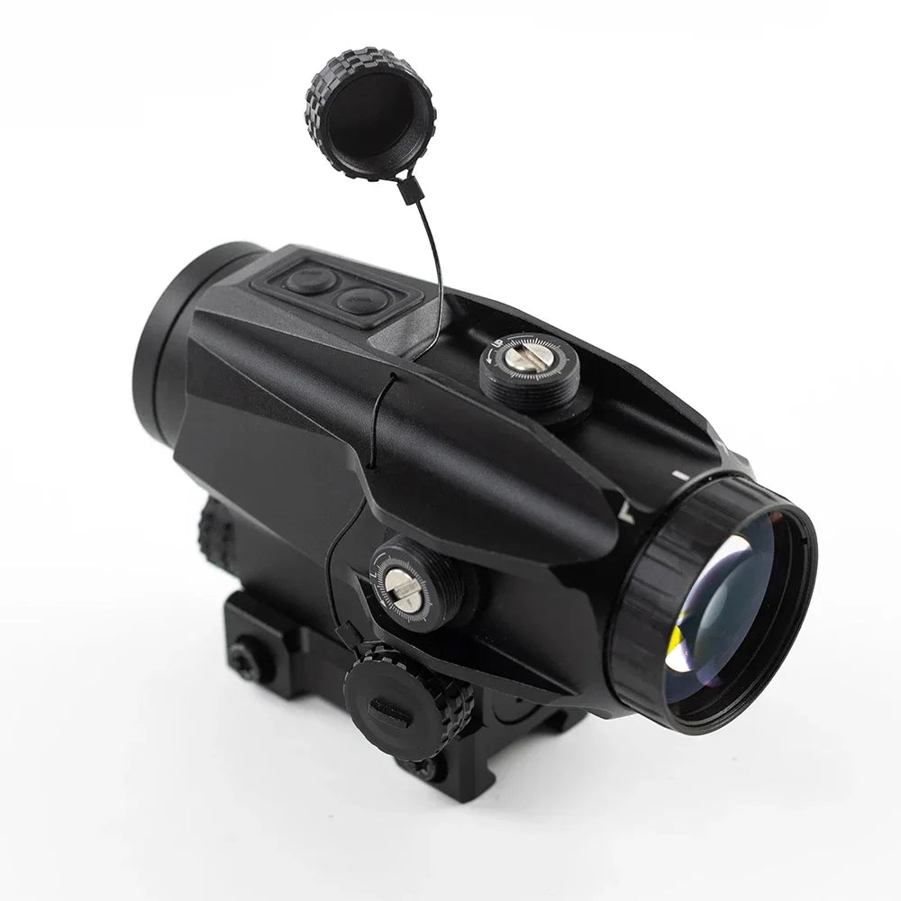Swampfox Trihawk 3x30mm Prism Scope with Red Dot Sight - BDC/MOA Reticle for Airsoft, Hunting & Tactical Shooting | Compact & Durable Optical Sight for Outdoor Adventures