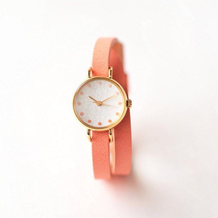 Elegant Coral Women's Wristwatch - Japanese Handcrafted Watch for Women | Perfect for Daily Wear, Office & Special Occasions