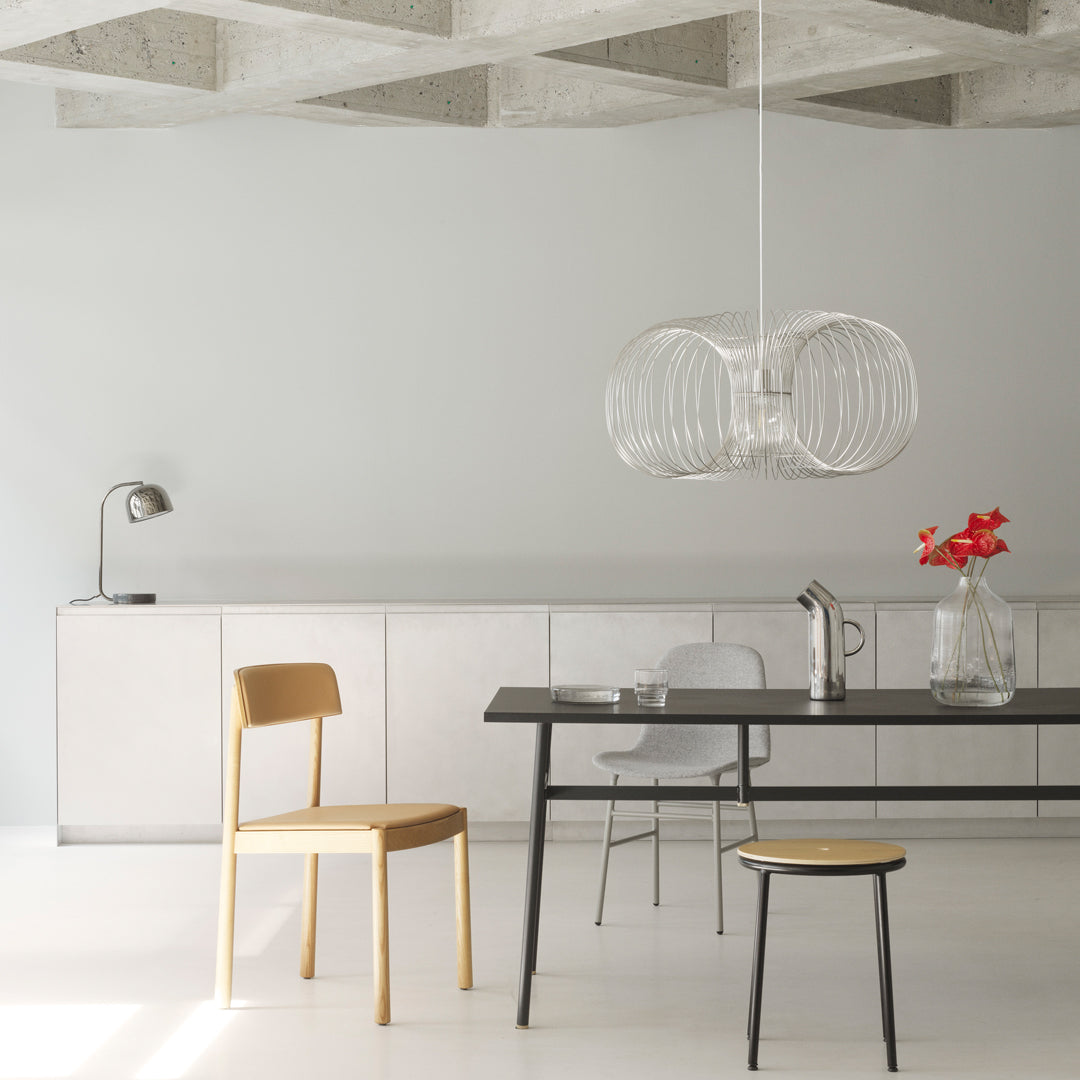Simon Legald Coil Wall Lamp by Normann Copenhagen - Modern Scandinavian Design for Living Room, Bedroom, or Hallway Lighting