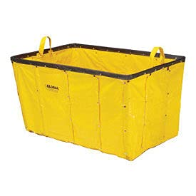 Best Value 8 Bushel Yellow Vinyl Basket Liners - Bulk Truck Liner for Farm, Garden & Harvest Storage - Durable Basket Covers for Produce Transport & Organization