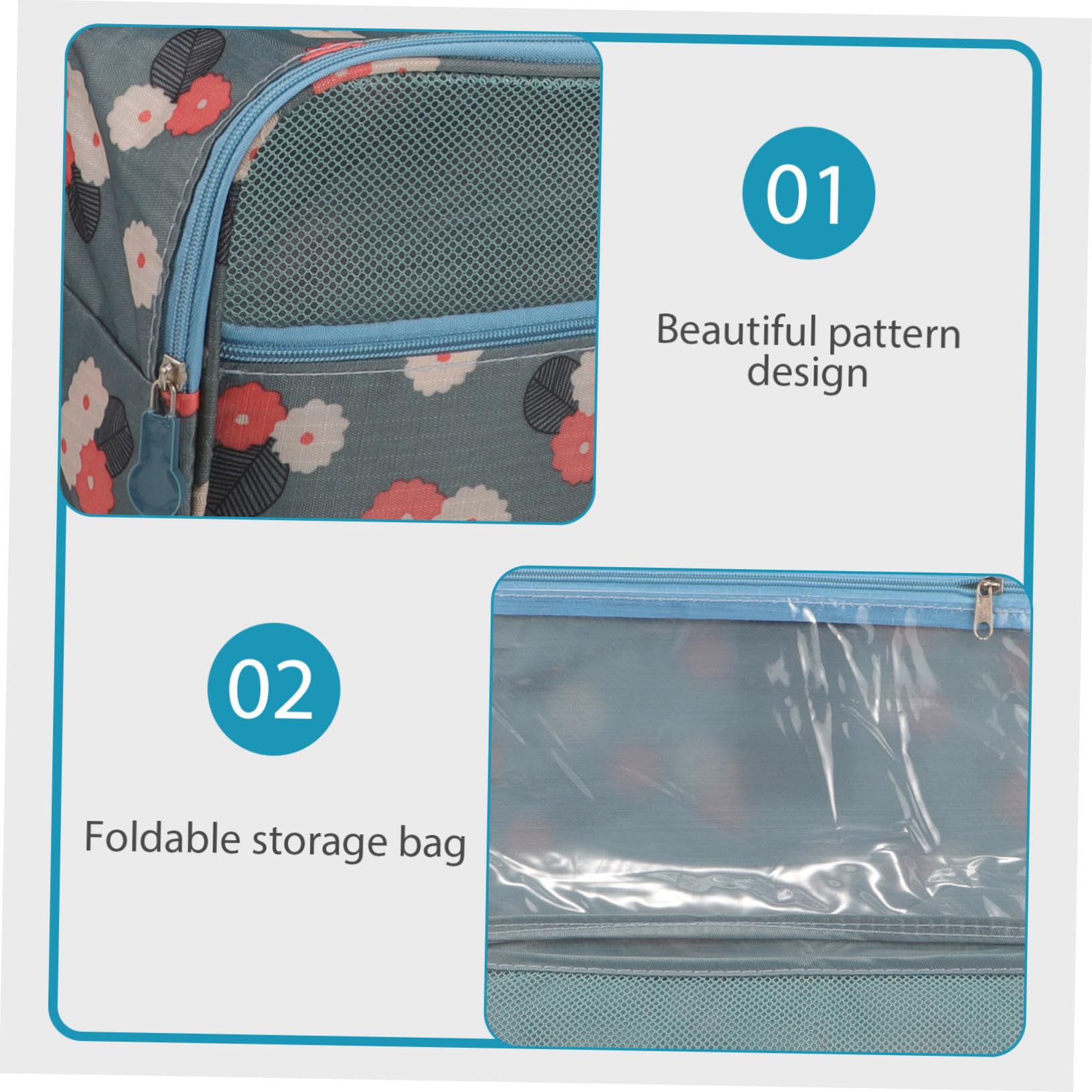 Healeved Hanging Travel Toiletry Bag for Women - Waterproof Makeup & Shower Organizer with Multiple Pockets - Perfect for Camping, Gym, and Business Trips - Portable Polyester Travel Accessory
