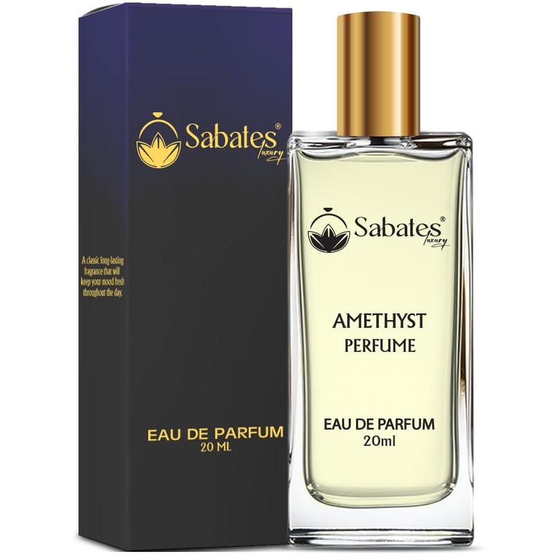 Amethyst Unisex Perfume - Long-Lasting Natural Fragrance for Men & Women | Elegant & Alluring Scent for Date Night, Office, Special Occasions & Everyday Wear