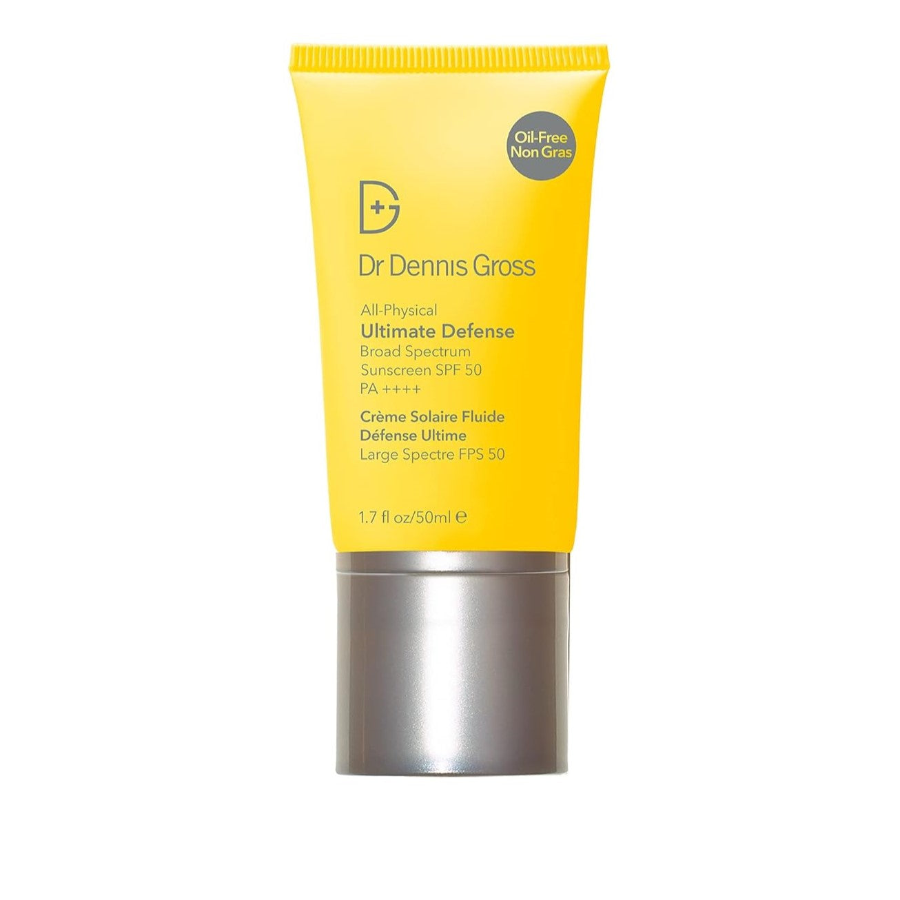 Dr Dennis Gross Ultimate Defense Sunscreen SPF 50 - Oil-Free Face Sunscreen for Daily Protection - Anti-Aging & Broad Spectrum UVA/UVB Protection - Perfect for Outdoor Activities, Beach Days & Daily Skincare Routine