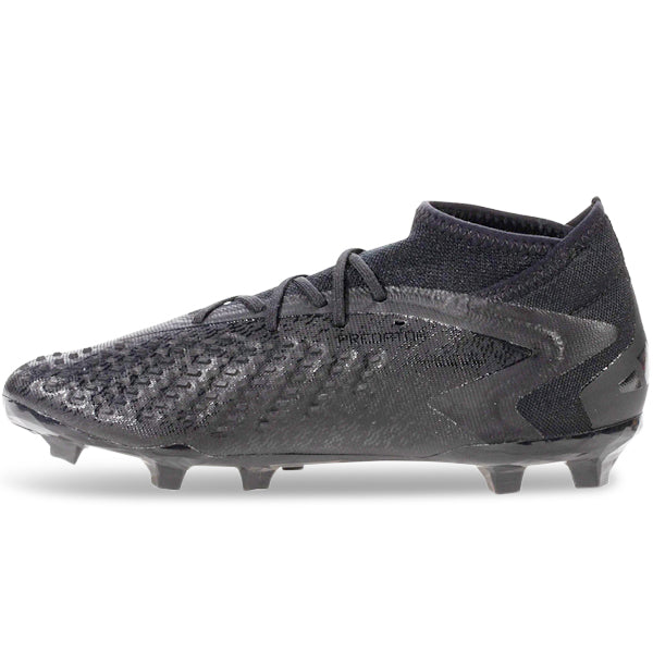 Adidas Jr. Predator Accuracy.1 Firm Ground Soccer Cleats for Boys - Core Black - Youth Football Shoes for Firm Natural Grass Surfaces - Perfect for Training and Matches