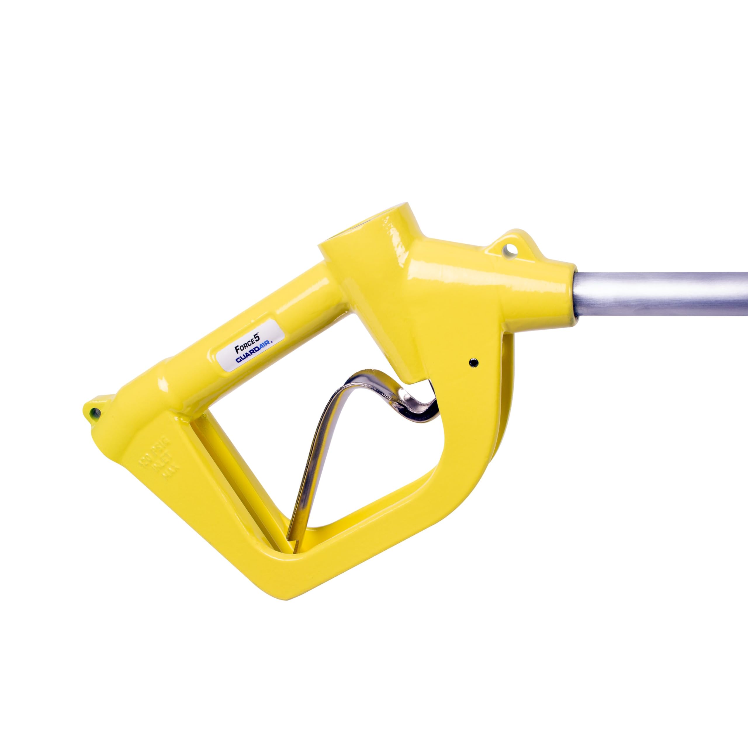 Guardair Force 5 Safety Air Blow Gun with 60-Inch Aluminum Extension & Venturi Nozzle - Heavy Duty Industrial Cleaning Tool with Dead-Man Trigger - Perfect for Workshop, Garage, and Manufacturing Facility Use