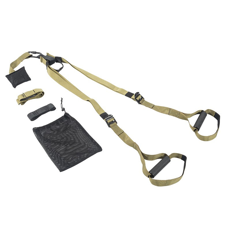 Best Suspension Trainer for Home Gym - Portable Full Body Workout Equipment for Strength Training & Fitness - Perfect for CrossFit, TRX, and Outdoor Exercise