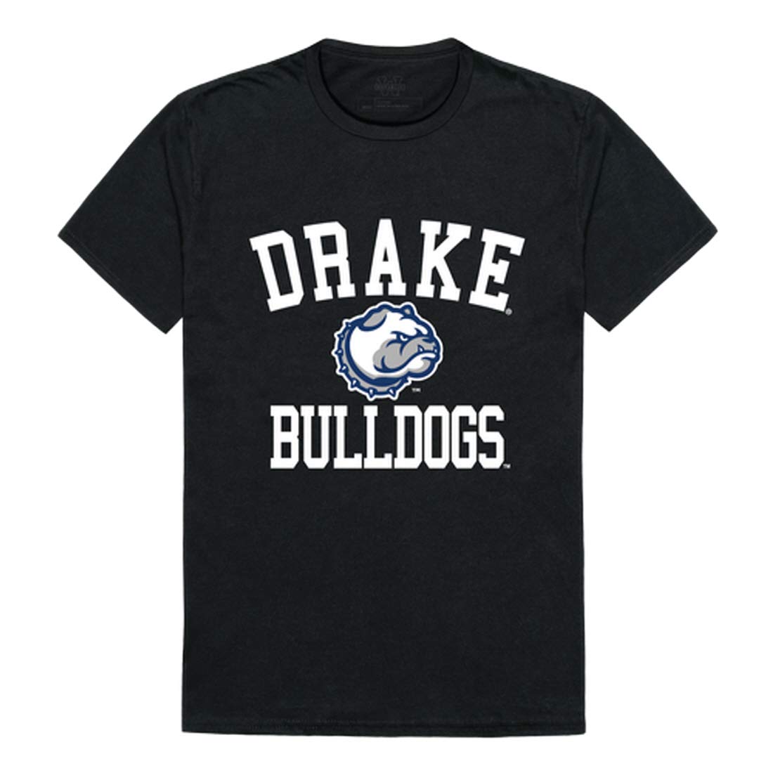 Drake Bulldogs NCAA Men's Arch Tee Shirt - Black, XX-Large - Comfortable Cotton T-Shirt for Fans, Game Day, Casual Wear & Sports Events