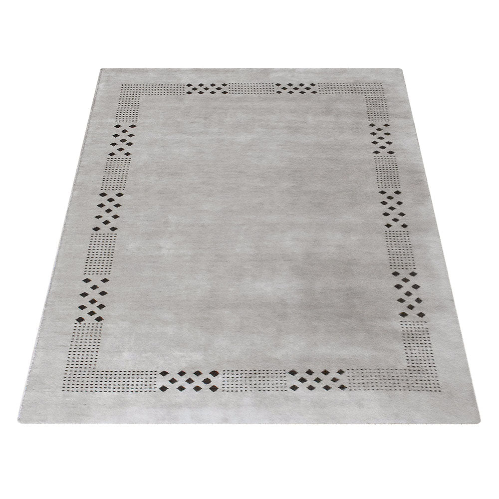 Premium Hand-Knotted Wool Rug from Shenzhen - Soft & Durable for Living Room, Bedroom, or Office Decor