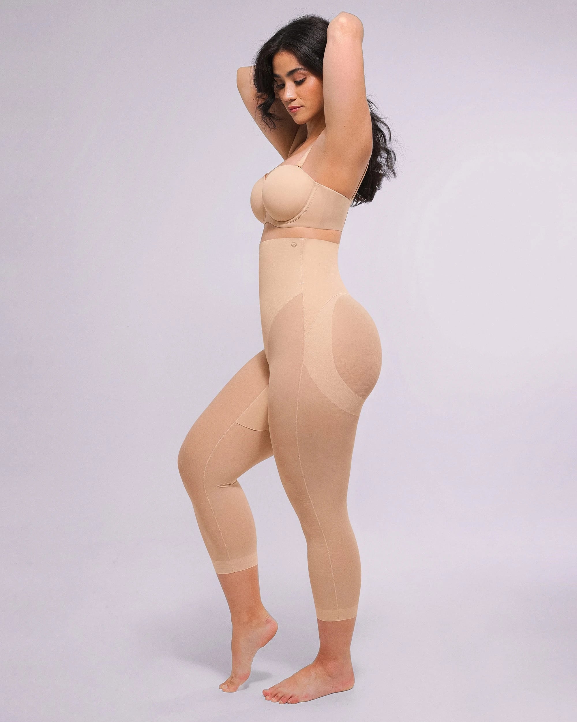 BOOT YEAH™ MeshSmooth™ Butt Lifting Capri Leggings - High Waisted Tummy Control Workout Yoga Pants for Women - Perfect for Gym, Running & Everyday Wear