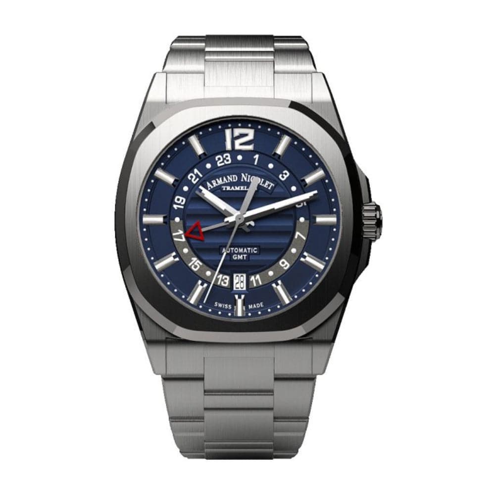 ARMAND NICOLET A663AAA BU MA4660AA Men's Luxury Automatic Watch with Genuine Leather Strap - Perfect for Business, Formal Occasions & Gift Giving