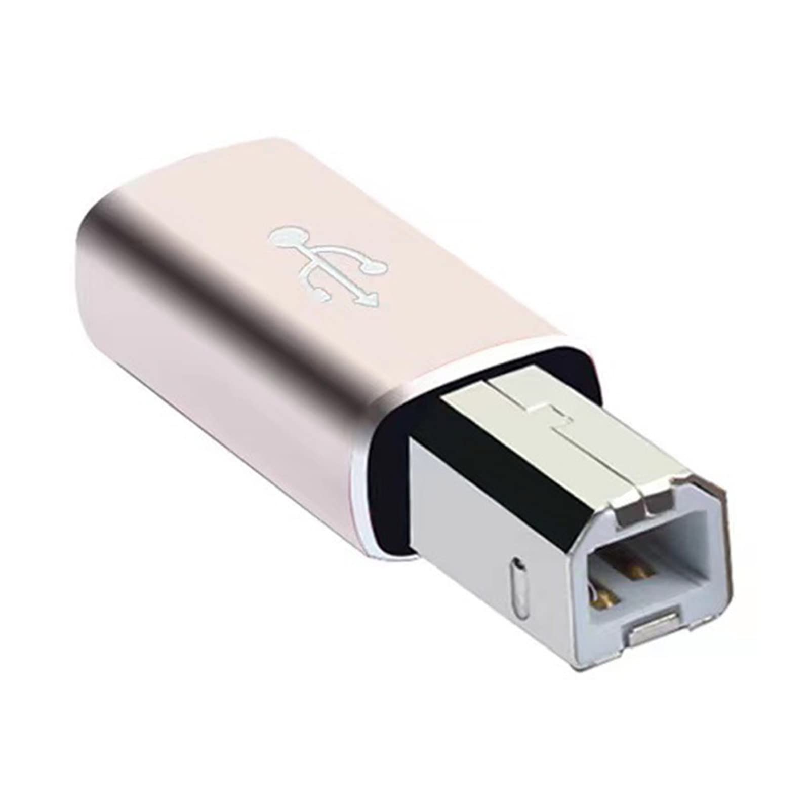 USB C Female to MIDI Male Square Adapter - USB Type C to Printer Cable Converter - Multi-Function MIDI Interface for Music Production & Device Connectivity