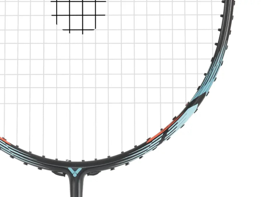 Victor AuraSpeed 33 HC Badminton Racket - Grayish Blue | Lightweight Carbon Fiber Shaft | Professional Tournament Grade | Perfect for Competitive Play & Training Sessions