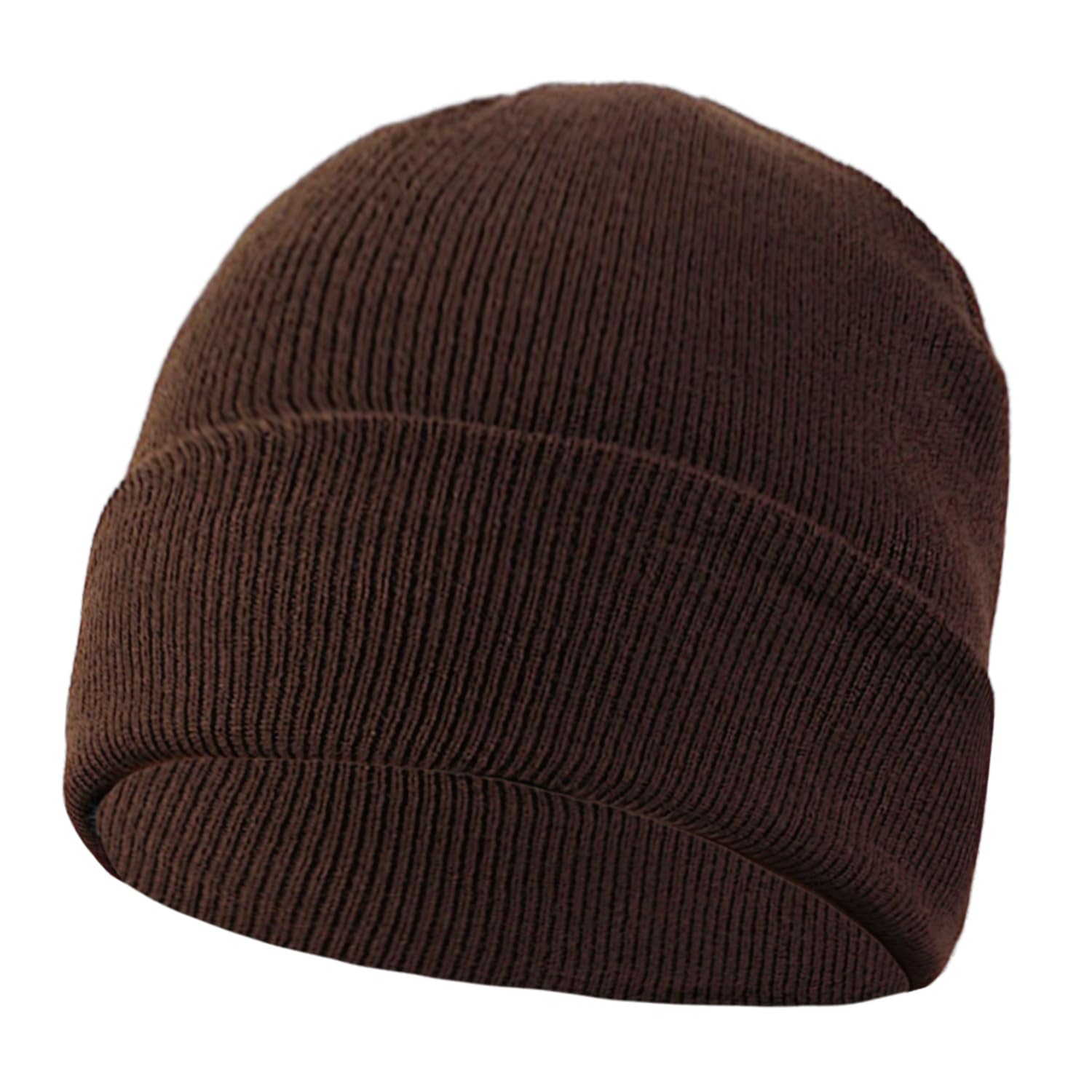 Falari Unisex Beanie Cap - Soft Knitted Winter Hat for Men & Women - Warm Solid Color Skull Cap for Outdoor Activities, Skiing, and Cold Weather