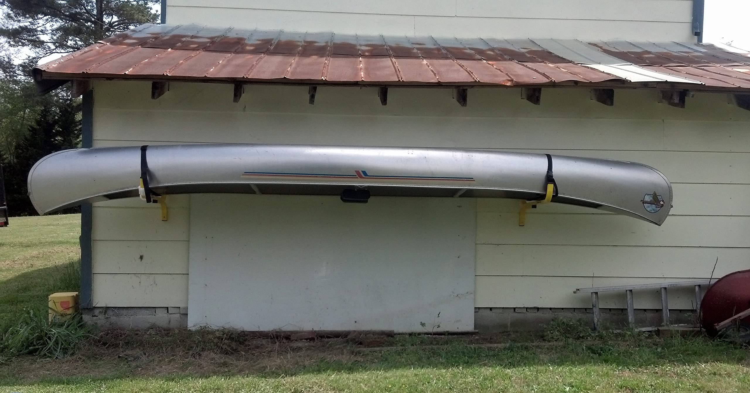 Suspenz Flat Rack - Premium Hanging Storage Rack for Kayaks, Bikes, and Outdoor Gear - Space-Saving Garage and Shed Organization Solution