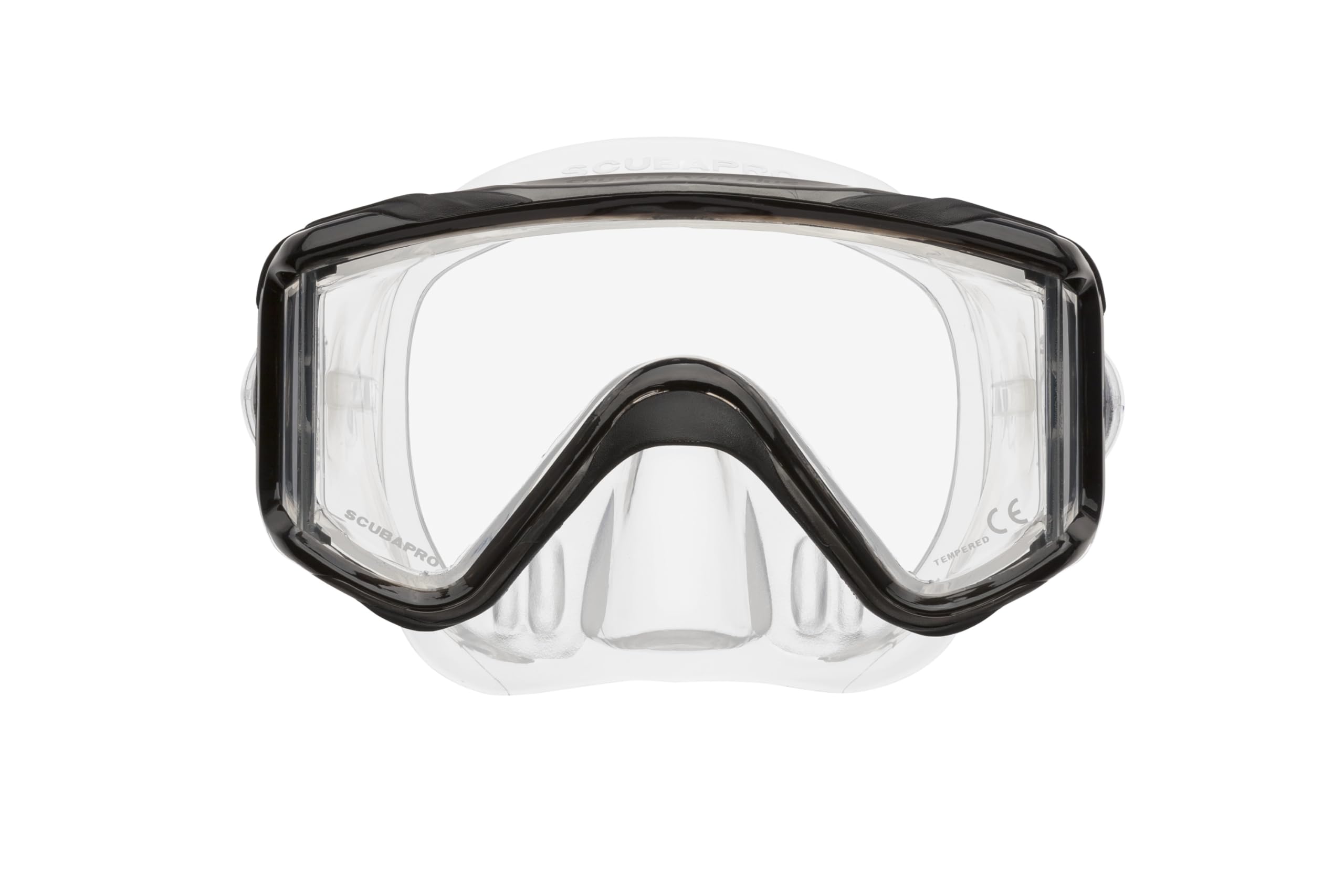 SCUBAPRO Crystal Vu Plus Diving Mask - Clear Lens Snorkeling & Scuba Gear for Underwater Exploration - Perfect for Ocean, Pool, and Spearfishing Adventures