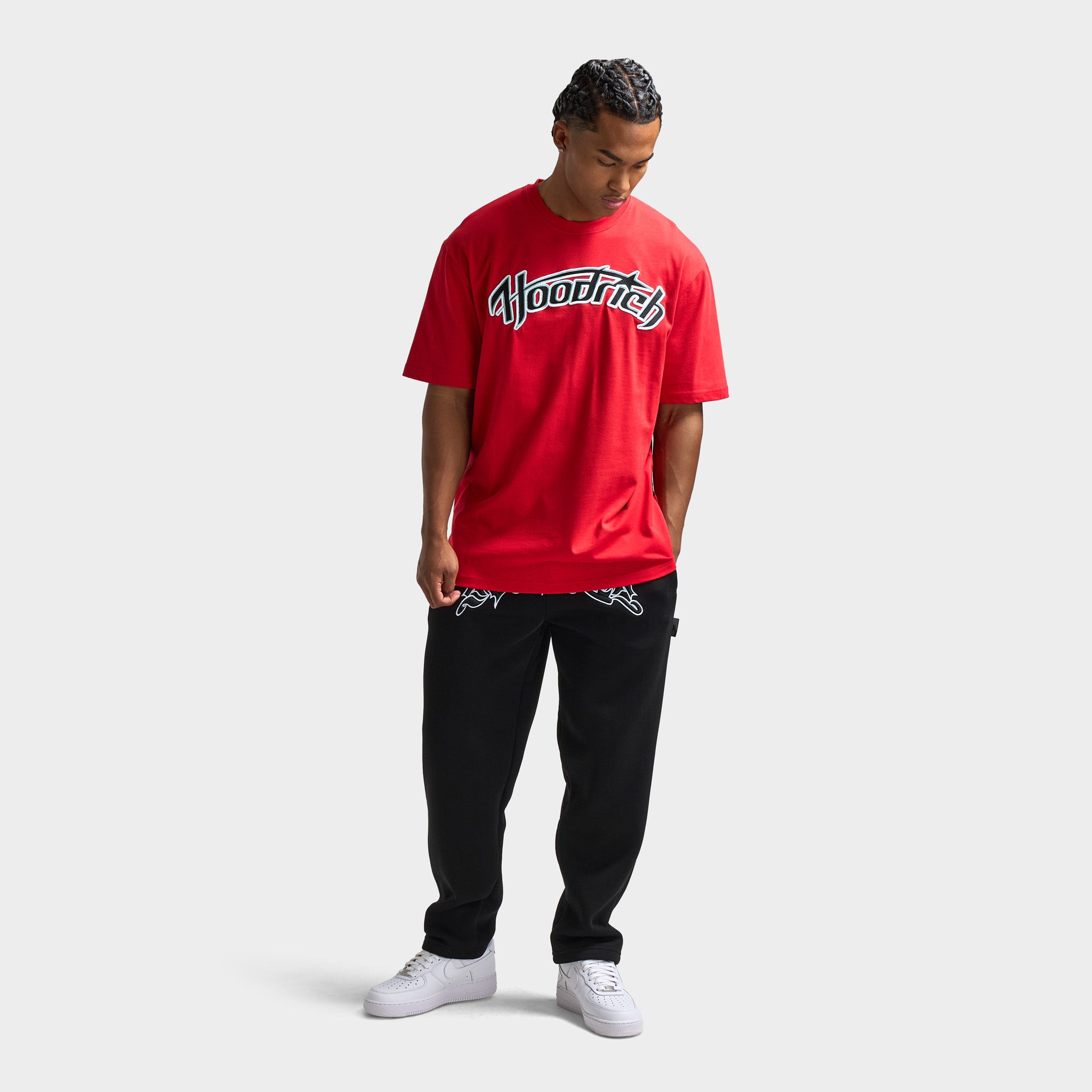 Hoodrich Galaxy Graphic T-Shirt for Men - Lychee, Black & White Colors - Casual Streetwear for Everyday Wear & Urban Fashion