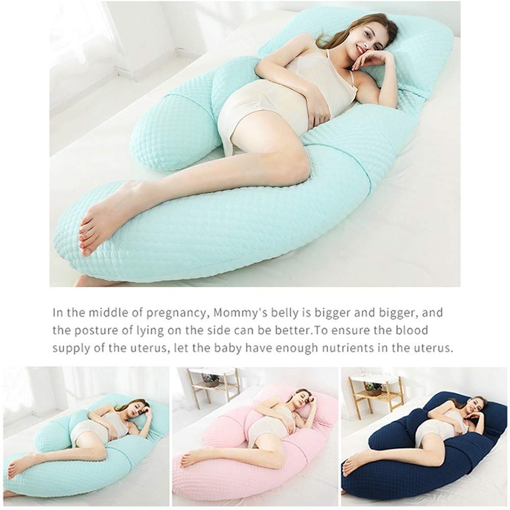 U-Shaped Maternity Body Pillow for Pregnancy Support - Detachable Cover for Back, Hips, Legs & Belly Comfort - Perfect for Sleeping, Nursing & Relaxation During Pregnancy