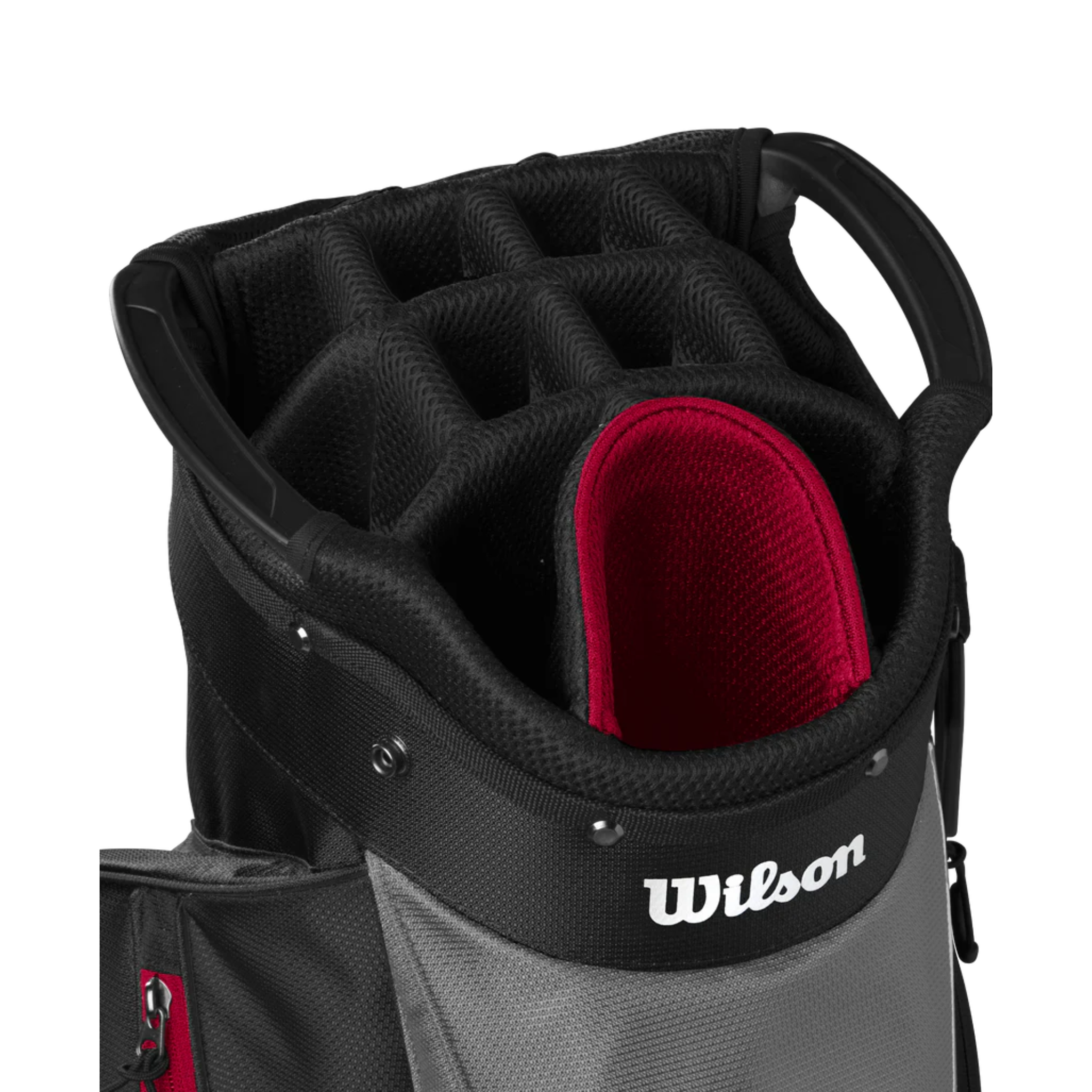 Wilson 2025 Feather Lightweight Golf Cart Bag with 14-Way Divider - Premium Stand Bag for Golf Clubs & Accessories - Perfect for Golf Course & Driving Range Use